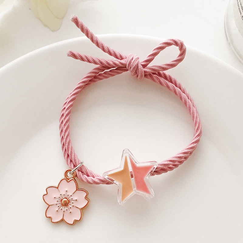 1PC GELANG PASANGAN / IKAT RAMBUT SAHABAT WANITA MAG STAR FLOWER