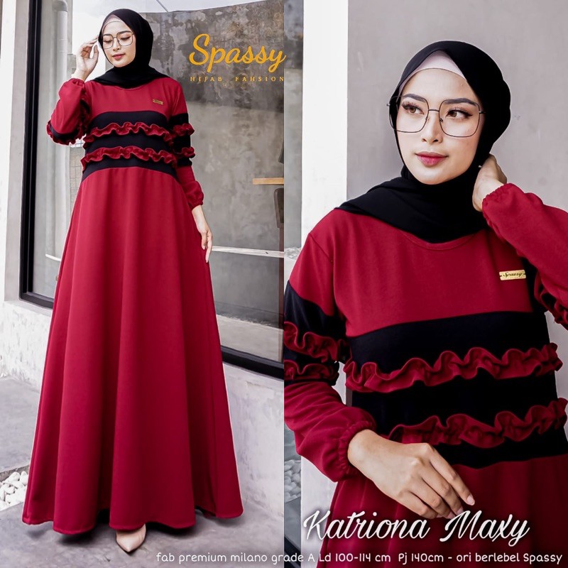 Katriona Maxy Maxi Gamis spassy
