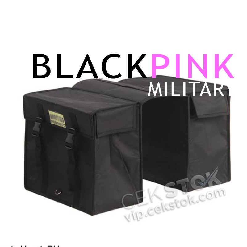 BLACKPINK       Tas Obrok Tas Kurir Keranjang Motor Super Kuat D300 Kecil RK