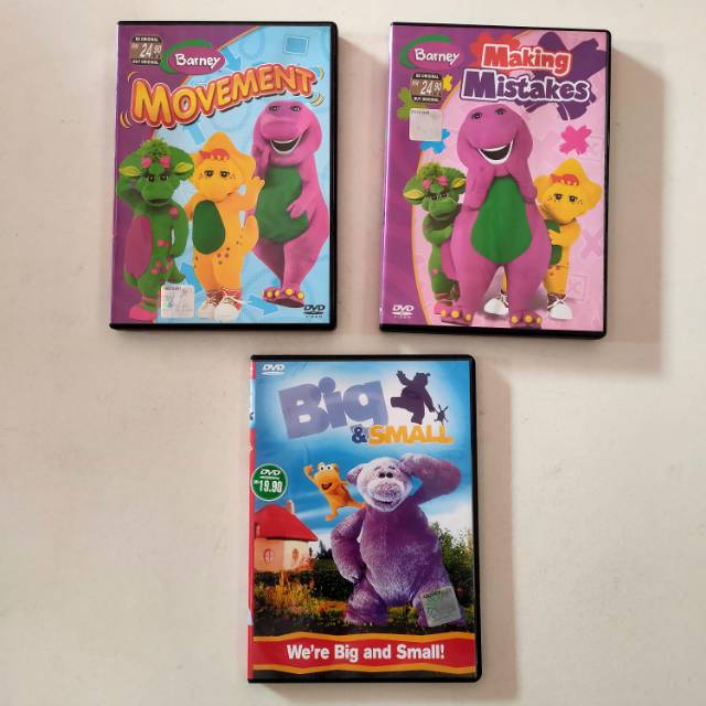 PRE-LOVED 100% ORI DVD: Barney, Big and Small