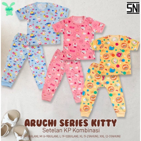 ARUCHI BABY SETELAN PENDEK PANJANG MOTIF BIG SIZE/PIYAMA ANAK/PIYAMA BAYI