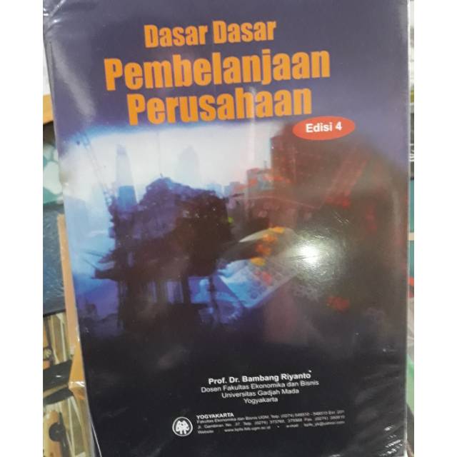 Buku Dasar Dasar Pembelanjaan Perusahaan By Prof. Dr. Bambang Riyanto ...