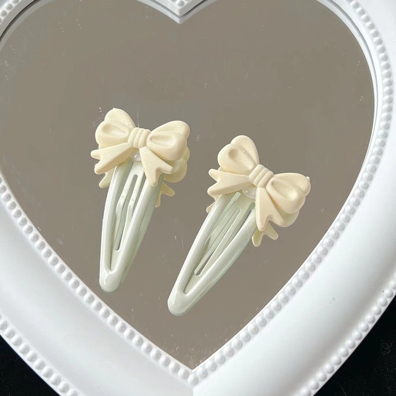 2 pcs/Jepit Rambut Bentuk Pita Lucu Untuk Anak Perempuan