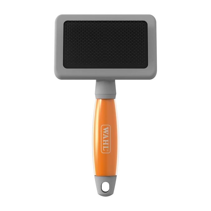 

BISA COD WAHL Large Gel Handle Slicker Brush 58424 (Gray/Orange)