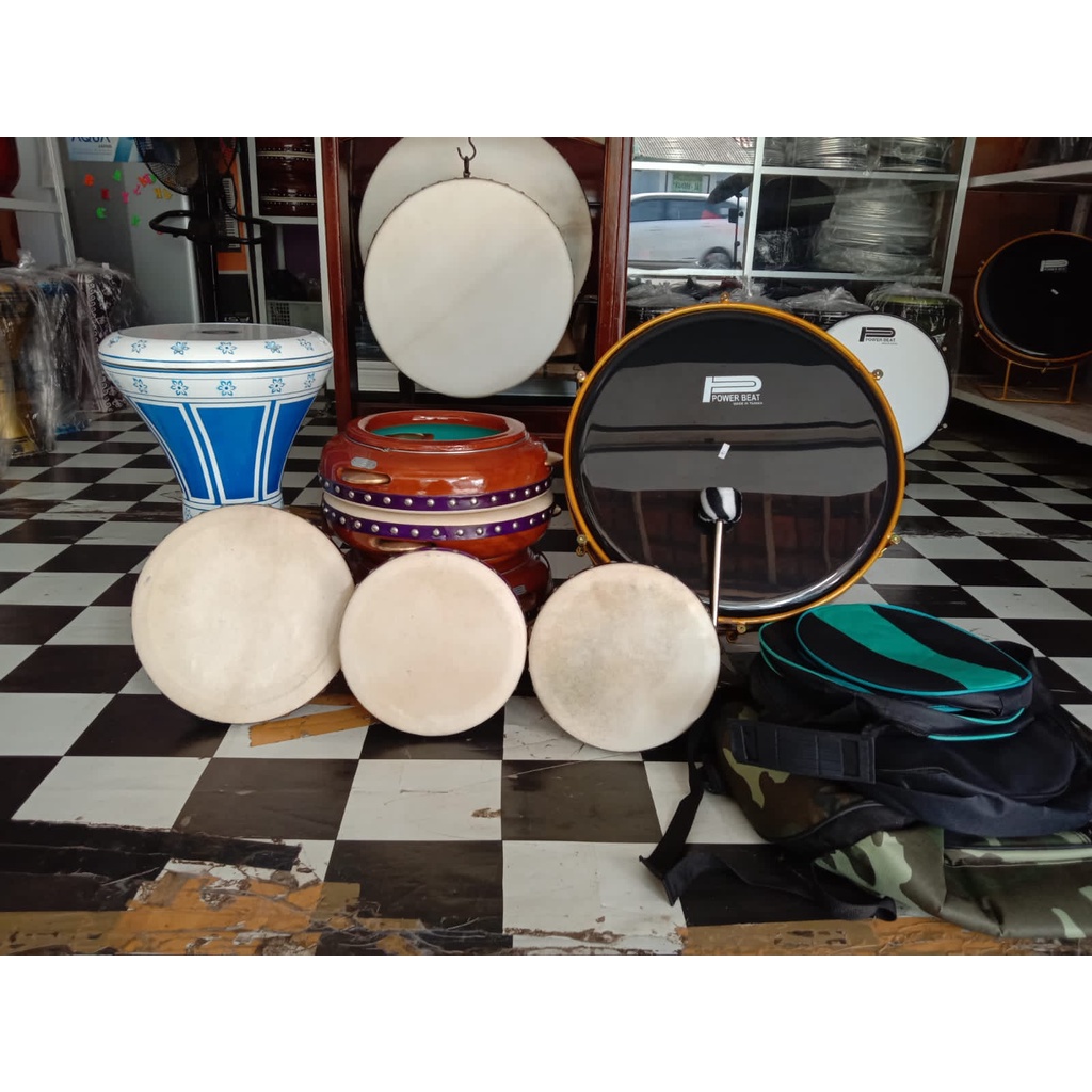 Set Alat Rebana Hadroh H. Muhsin Jepara Komplit Kualitas Terjamin