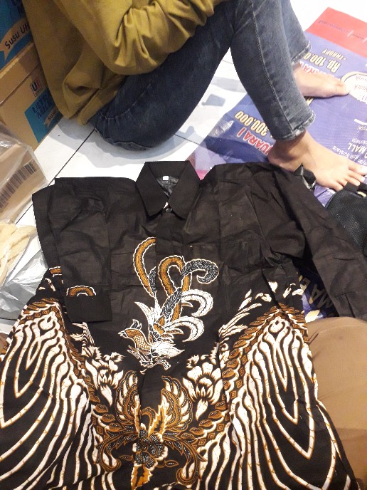 Batik Couple Keluarga Sania Ruffle Ori Ndoro Jowi Dnt Candii