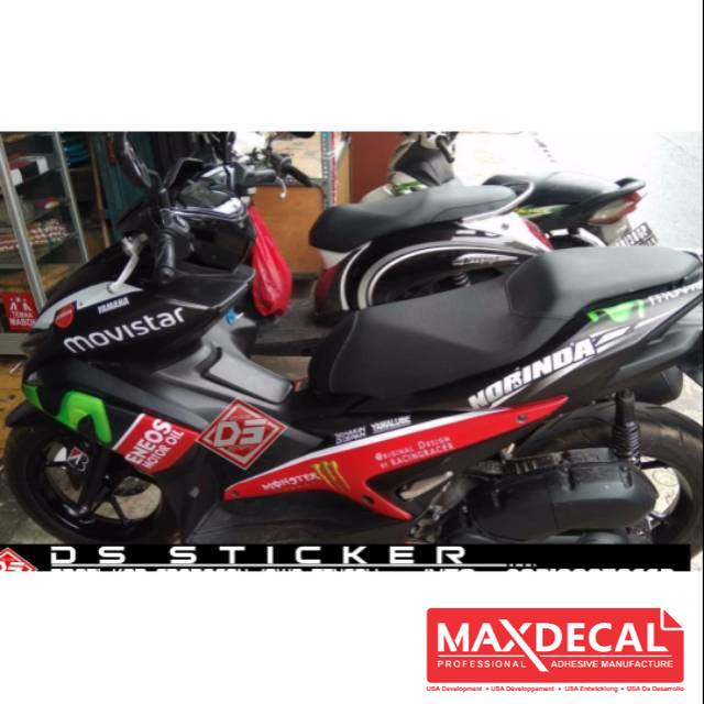 Decal Yamaha Aerox 155 cc Movistar