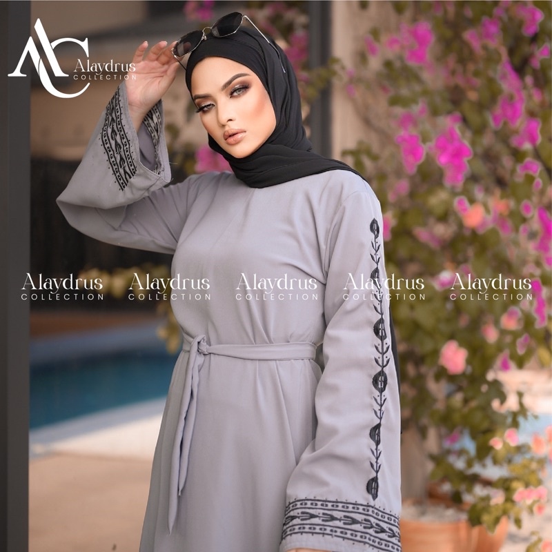 Abaya Bordir Saudi Abaya Turkey Hitam Gamis Dress Maxi Saudi 878