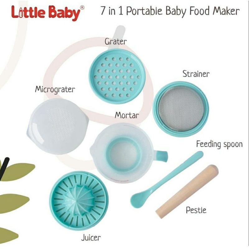 Baby Home Food Maker Pembuat Makanan Bayi Alat MPASI BABYSAFE / KANDILA / RICHELL / PIGEON / LITTLE BABY Multifood Grinding Set