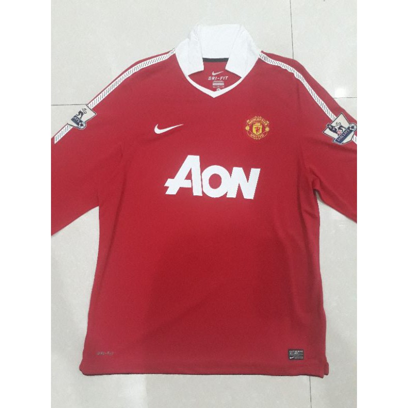 Jersey Manchester United LS Home 2010-2011 (Vintage)Original 100% Rare