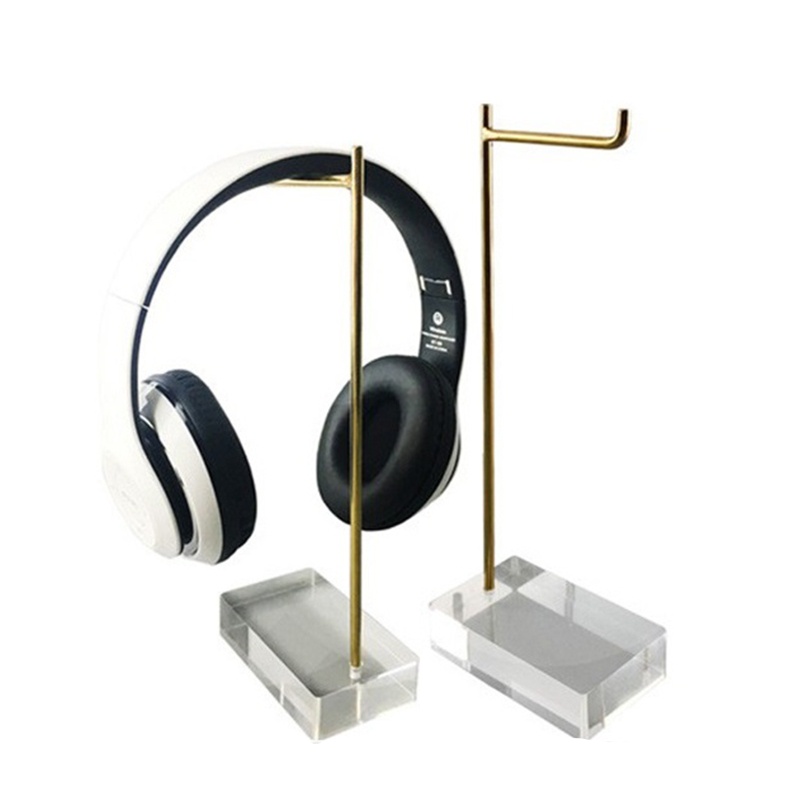 Btsg Stand Display Headphone / Earphone Bahan Akrilik Transparan