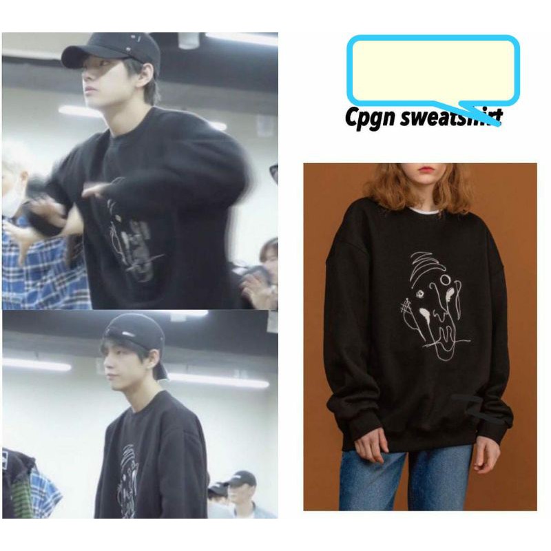 Sweater BASIC BTS KIM TAEHYUNG COMPAGNO FREE FOTO