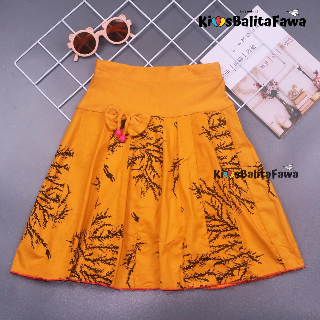 Rok Pita Batik uk 1-4 Tahun / Rok Skirt Pendek Anak Perempuan Murah Motif Kaos Lucu Adem5