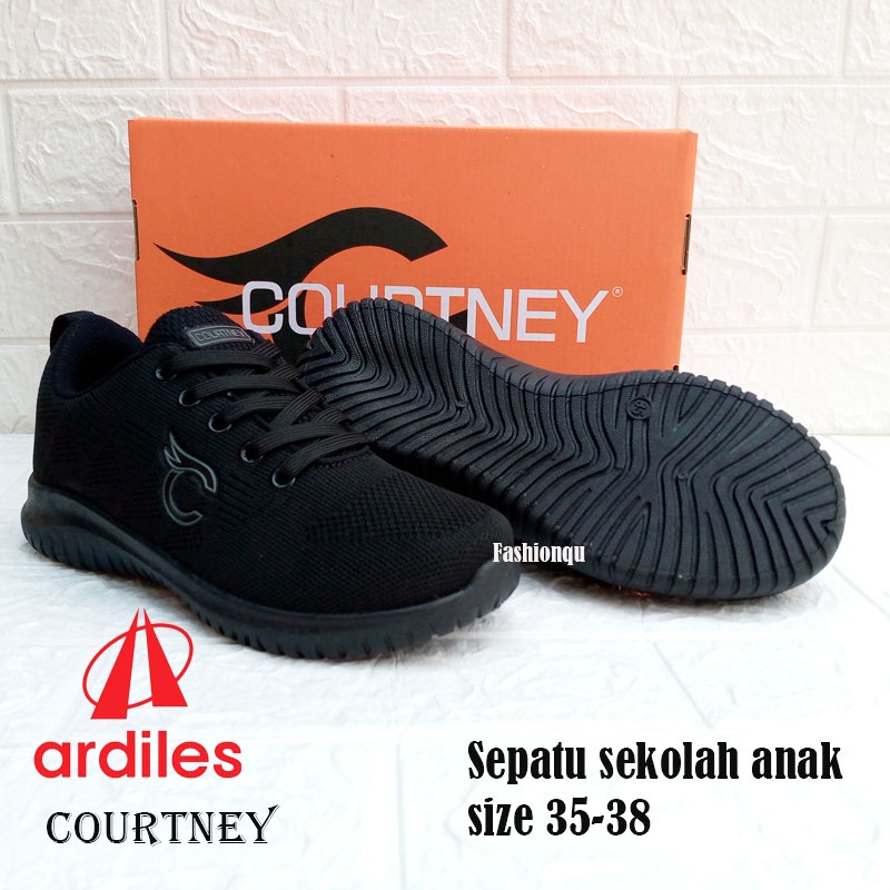 PROMO Sepatu sekolah Ardiles Courtney / Sepatu Anak-anak / Sepatu Sekolah Anak / Sepatu Hitam Polos / Sepatu Sekolah / Fashion Anak-anak/Sepatu Courtney/Sepatu Ardiles/Sepatu sekolah