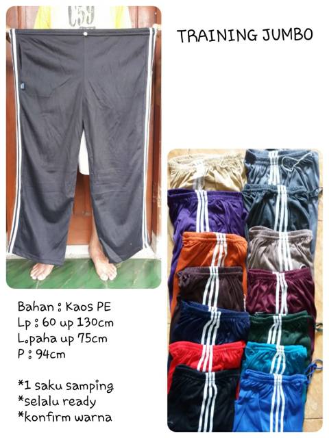 Celana Training Panjang Jumbo / Celana Olahraga / Celana Panjang Olahraga / Olahraga Outdoor