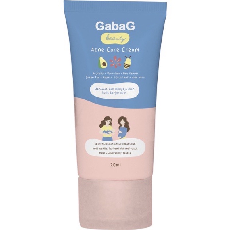 Gabag Beauty Acne Care Cream Krim Totol Pengering Jerawat Wajah Muka Aman Ibu Hamil dan Menyusui