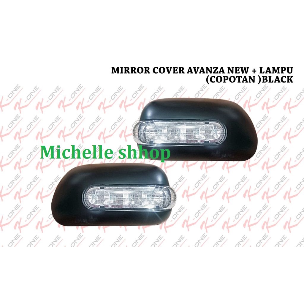 Cover Spion New Avanza + Lampu Copotan Hitam