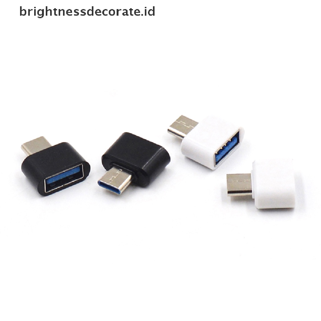 [birth] 2pcs USB Type C Male To USB 2.0 Female OTG Converter Data Adapter For Phone [ID]