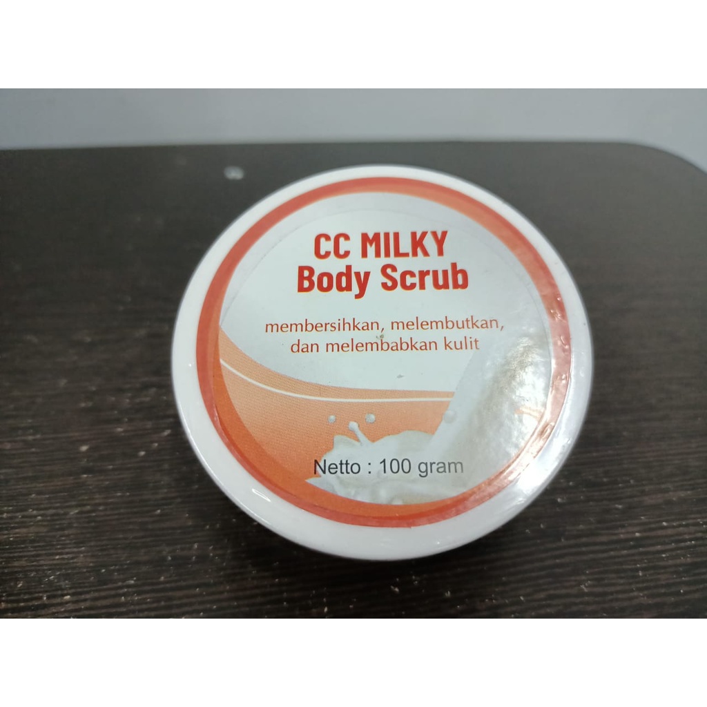 CC Body Lotion Milky &amp; CC Milky Body Scrub AMAN BPOM