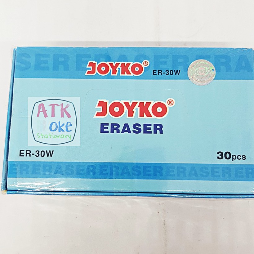 

1 Pcs Penghapus Joyko Putih Panjang ER 30 W Putih