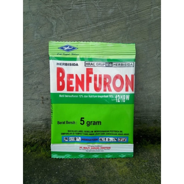 HERBISIDA BENFURON 5 GRAM HERBISIDA SELEKTIF UNTUK TANAMAN PADI