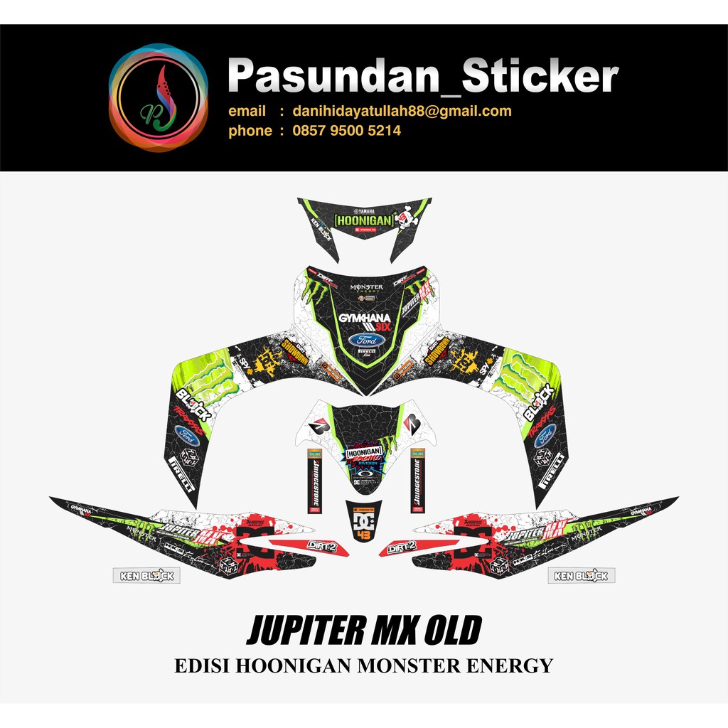 JUPITER MX OLD EDISI HOONIGAN MONSTER ENERGY