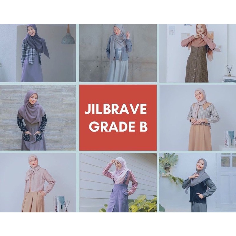 ❤️DISKON❤️ Jilbrave Grade B - Mirae Alma Vylan Aleena Maila Nadine Yurim Zeline Saqeena