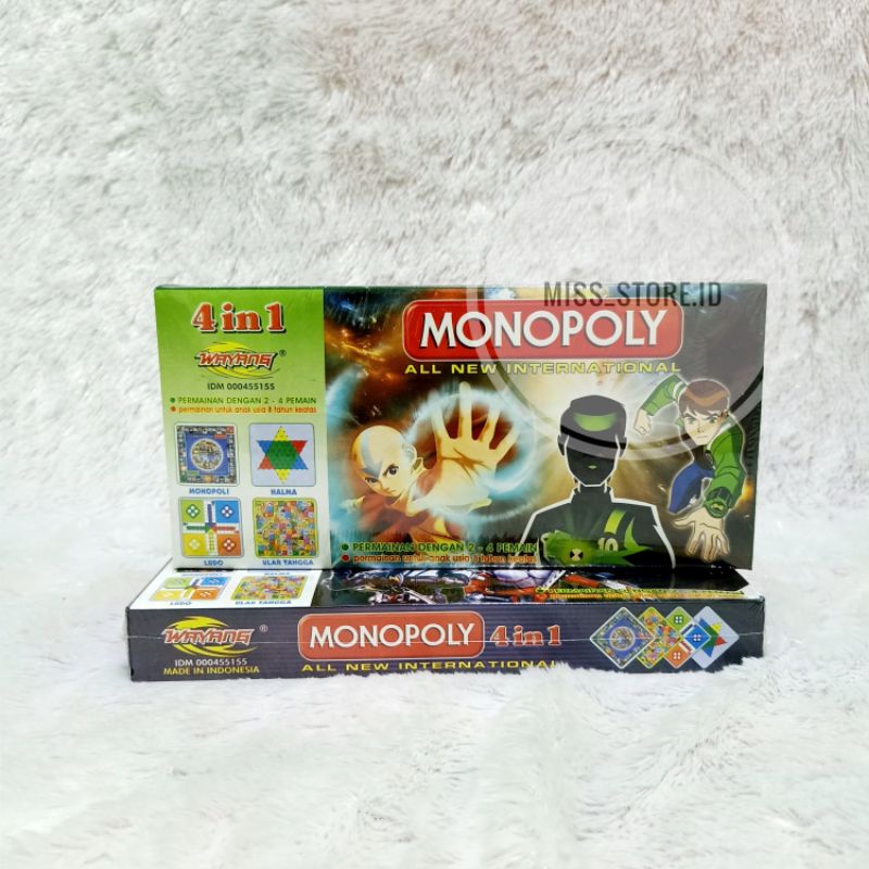 Monopoly 4in1 Travel The World Mini