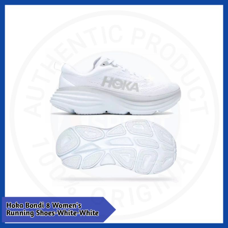 Sepatu Hoka One One Bondi 8 Olahraga Running Jogging Olah Raga Lari Joging Wanita Cewek Original Put