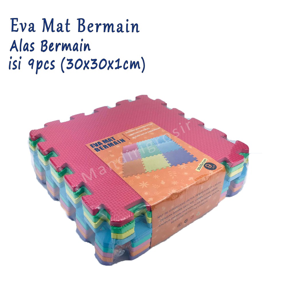 Alas Lantai *Eva Mat Bermain * Alas Bermain * 30*30*1cm