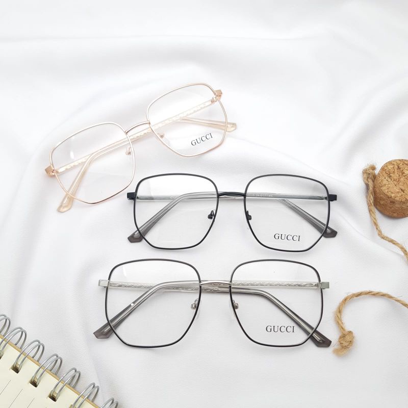 KACAMATA GUCI WANITA | MODEL TERBARU | PHOTOCROMIK | ANTIRADIASI | MINUS, PLUS, SILINDER