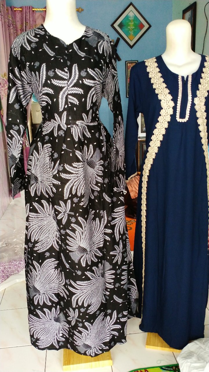 Gamis Batik Manggar, Padi,sekar,cantik,kubis,kipas,daun,kupu,nadine,gendis,kawung,termurah