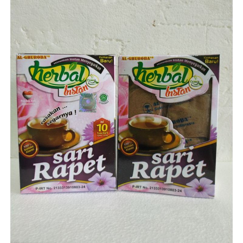 

Instan Sari Rapet Herbal Alami