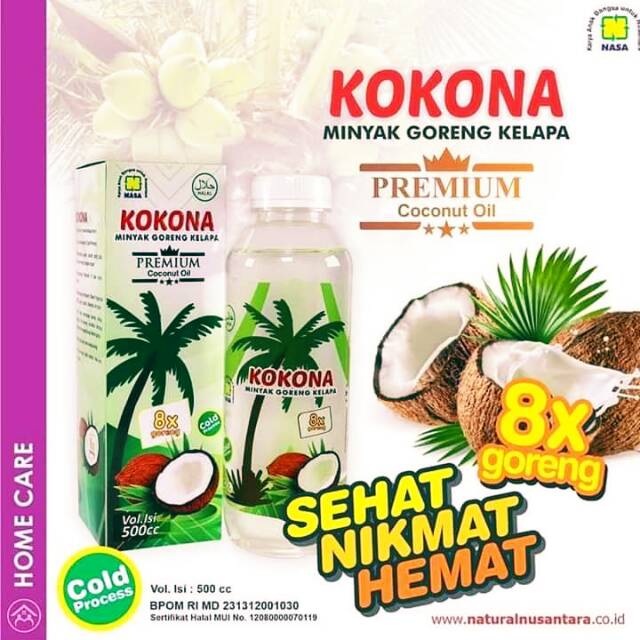 

KOKONA minyak goreng kelapa murni dgn cold process
