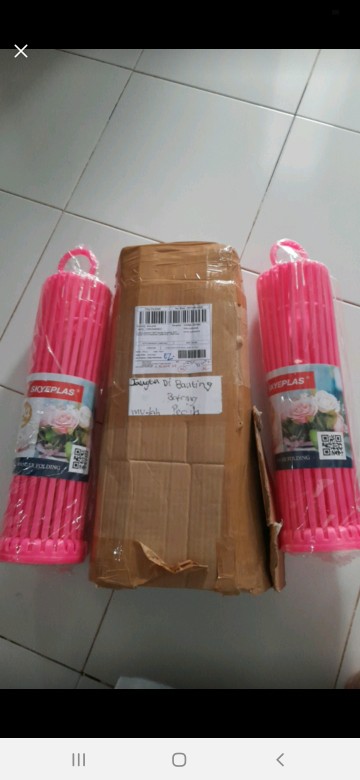 Folding Hanger 24 Sticks / Hanger Baju Bayi / Hanger Baju Lipat