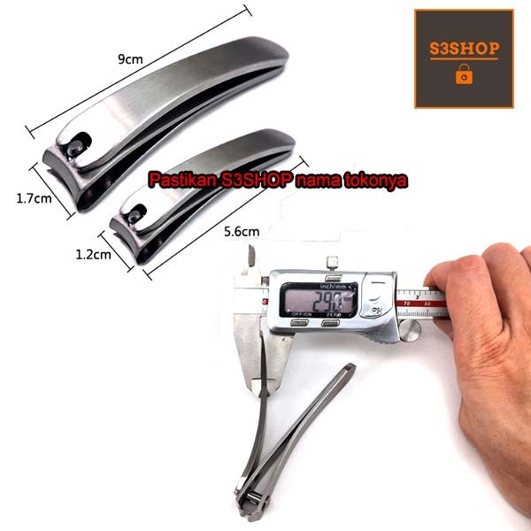 Gunting Kuku Besar Nail Clipper Cutter Potongan Kuku Stainless Steel