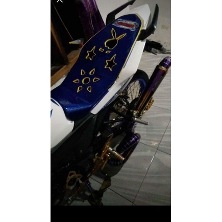 Jok cb150r new lobang kulit karbon - Jok cb150r new lobang - Jok cb150r new karbon