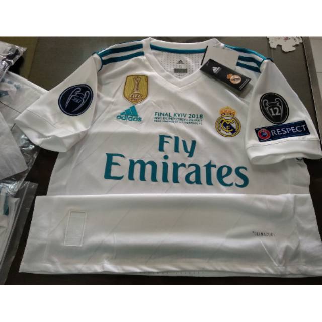 JERSEY BAJU BOLA REAL MADRID  HOME 2021 2021 FINAL UCL KYIV 