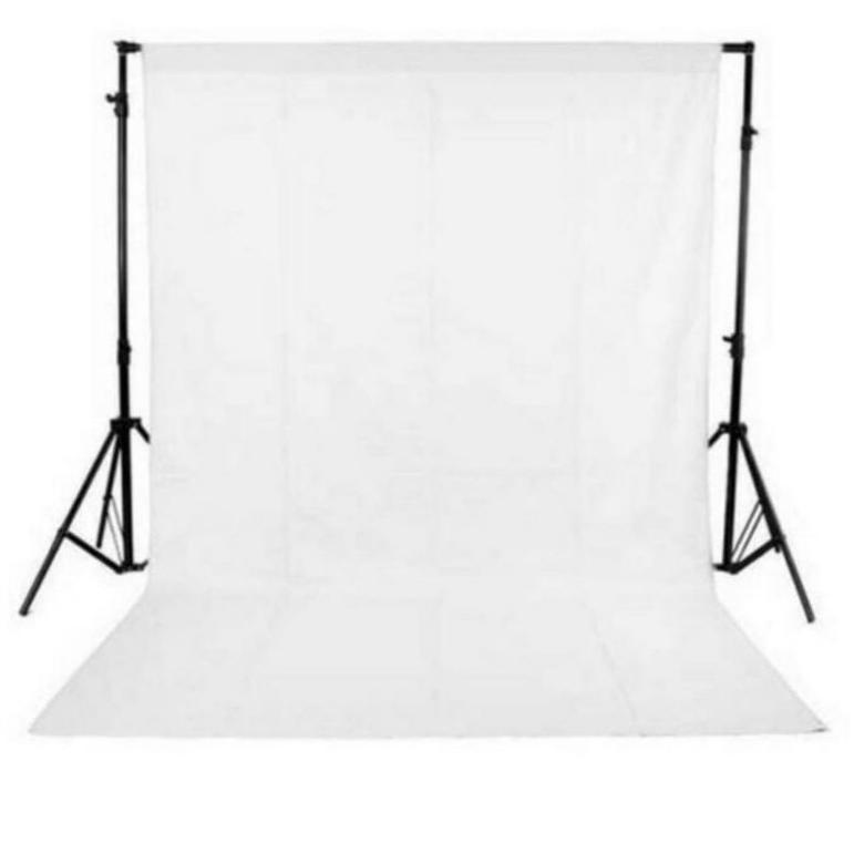 [KODE PRODUK 8390] KAIN POLOS PUTIH METERAN / BACKGROUND FOTO