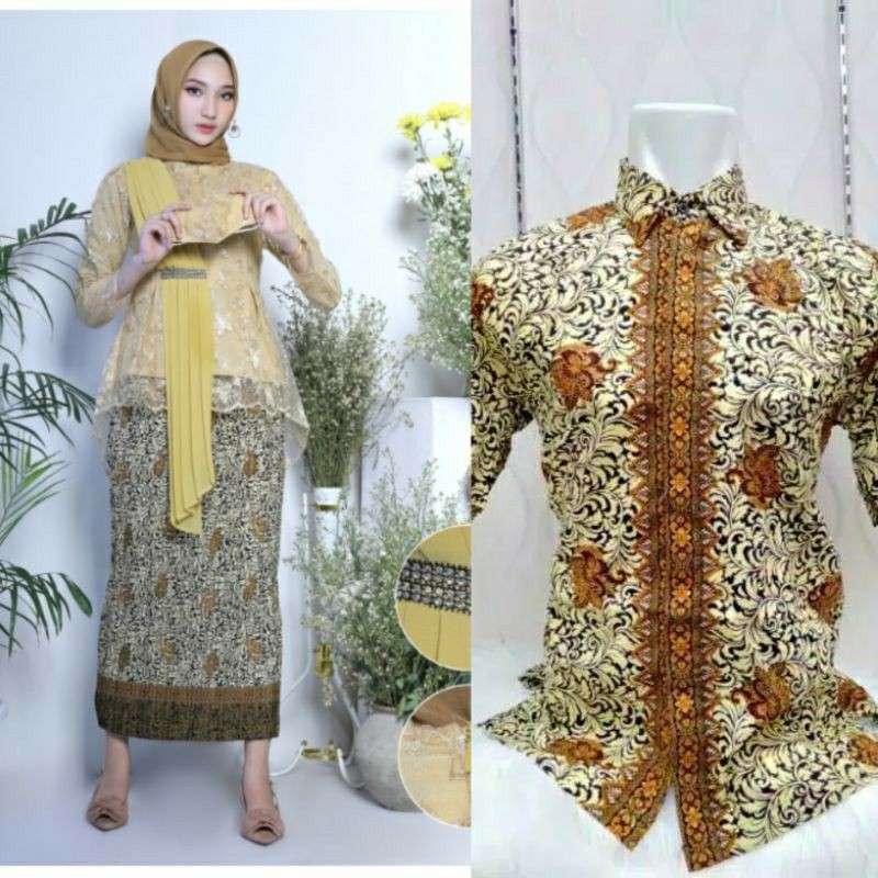 COUPLE KEBAYA AMALIA SELENDANG - COUPLE BLOUSE AMALIA - KEBAYA TUNANGAN