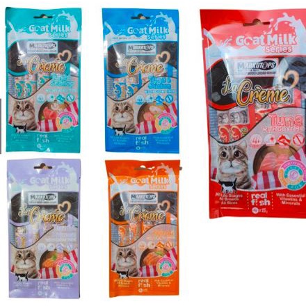 Markotops La Creme - Cemilan Snack Treats Liquid Creamy Markotop Makanan Kucing PSID17