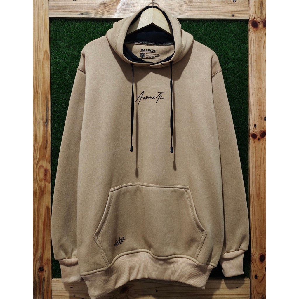 Wangker's / Sweater Hoodie Japan Krem ( Pria Dan Wanita ) Fleece Premium - Bayar Ditempat ( COD )
