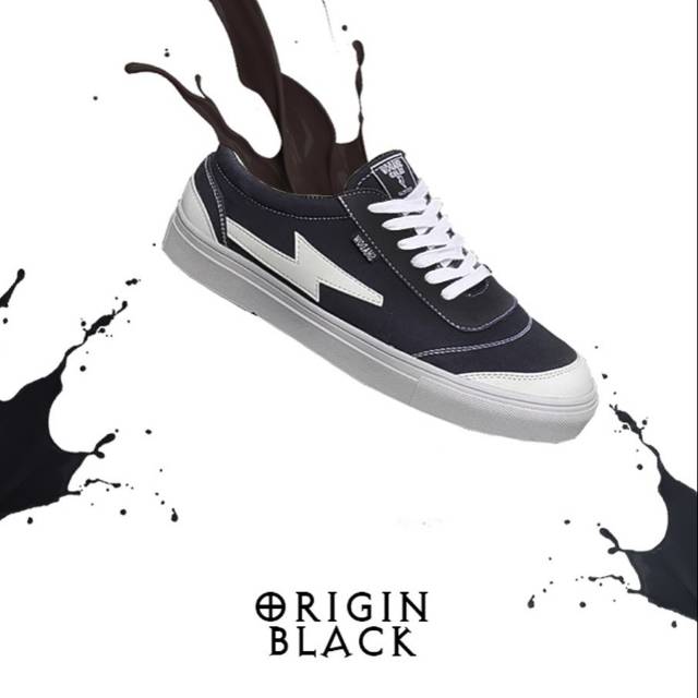 BEST PRODUCT !!! Sepatu Lokal Shoes Local Pride SIF Origin OS Low Cut Black White a