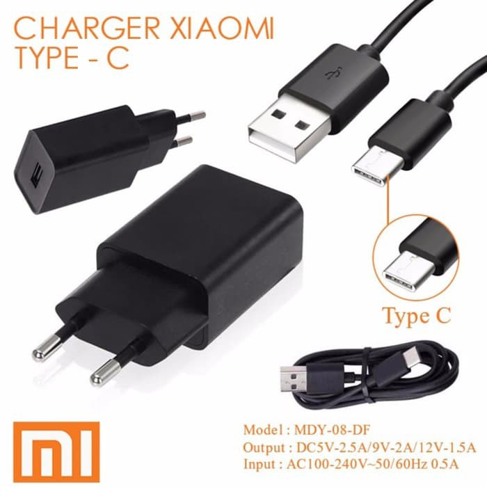 Charger Casan Xiaomi Original FAST CHARGING Quick QC 3.0 USB TYPE C