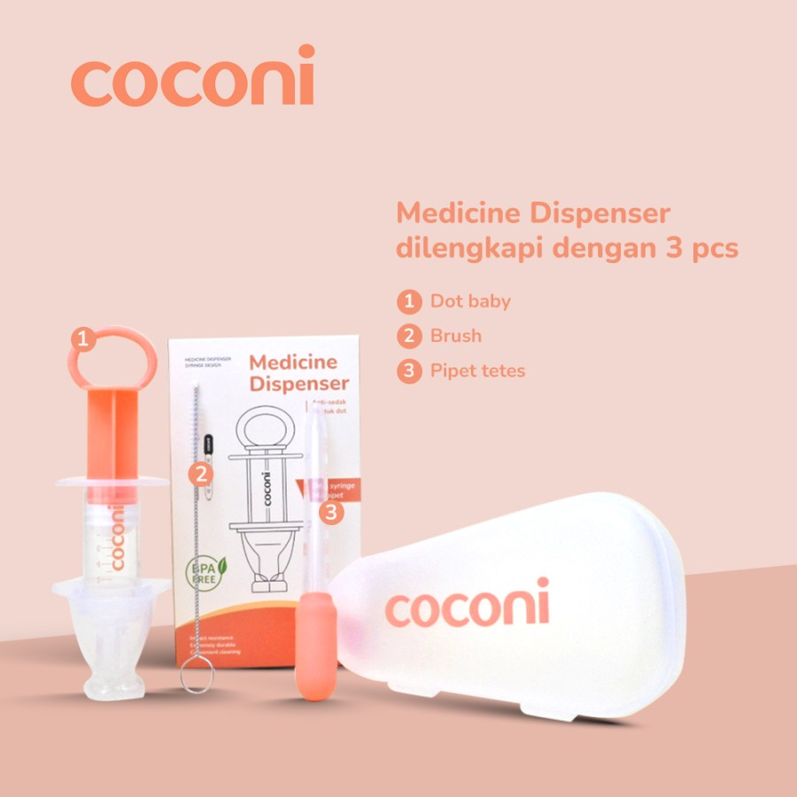 Coconi Medicine Feeding Set / Alat Bantu Minum Obat Anak