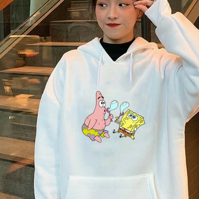 Hoodie Spongebob Squarepants Patrick Star Nickelodeonn Unisex