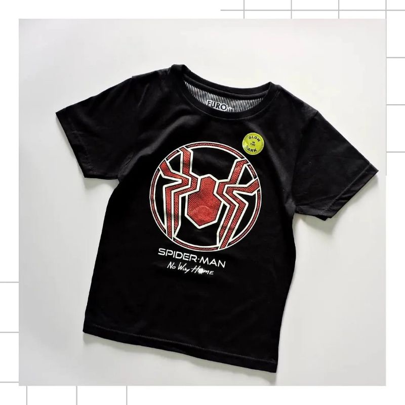 KAOS ANAK LAKI LAKI SUPER HERO GLOW IN THE DARK MARVEL CAPTAIN AMERICA ATASAN KID COWOK MURAH