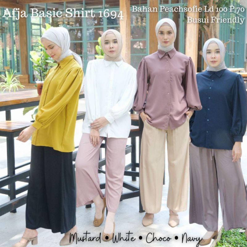 AFJA SHIRT / TOP / BLOUSE / ATASAN / KEMEJA