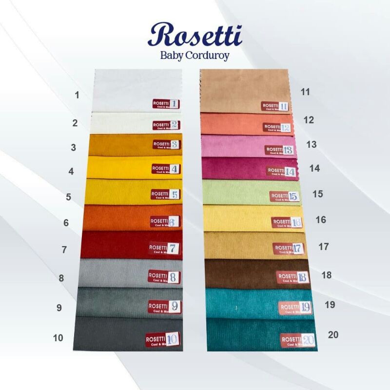 [ALENA TEXTILE] Kain Baby Codoray / Baby Coduroy / Kain Rosetti