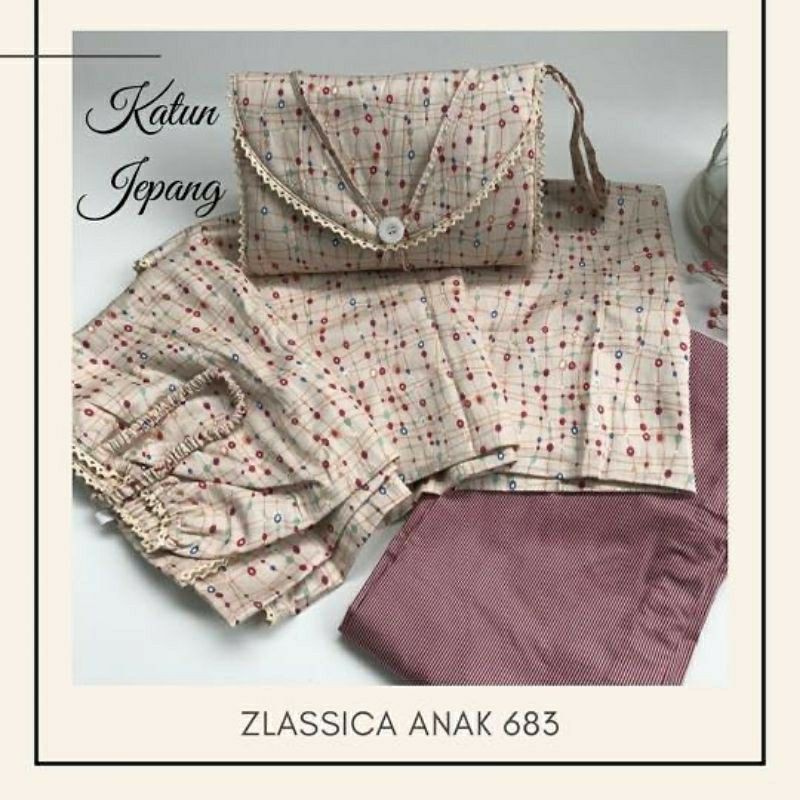 MUKENA ANAK KATUN JEPANG ORI